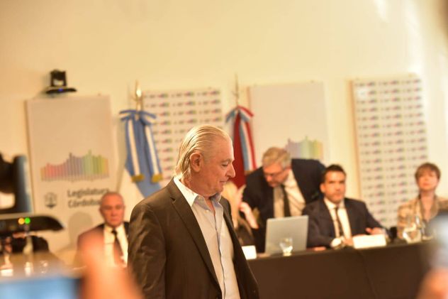 Testigo. Darío Vezzaro, en el marco del jury de enjuiciamiento contra los tres fiscales por el caso Dalmasso. (Ramiro Pereyra / La Voz)