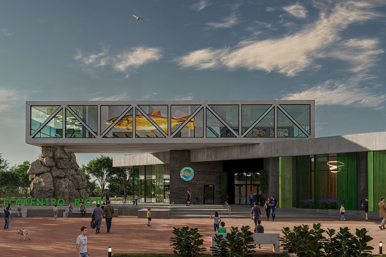 Ecocentro en Río Tercero. Así se vería la sede si se concreta el proyecto de la Fundación Río Ctalamochita. 