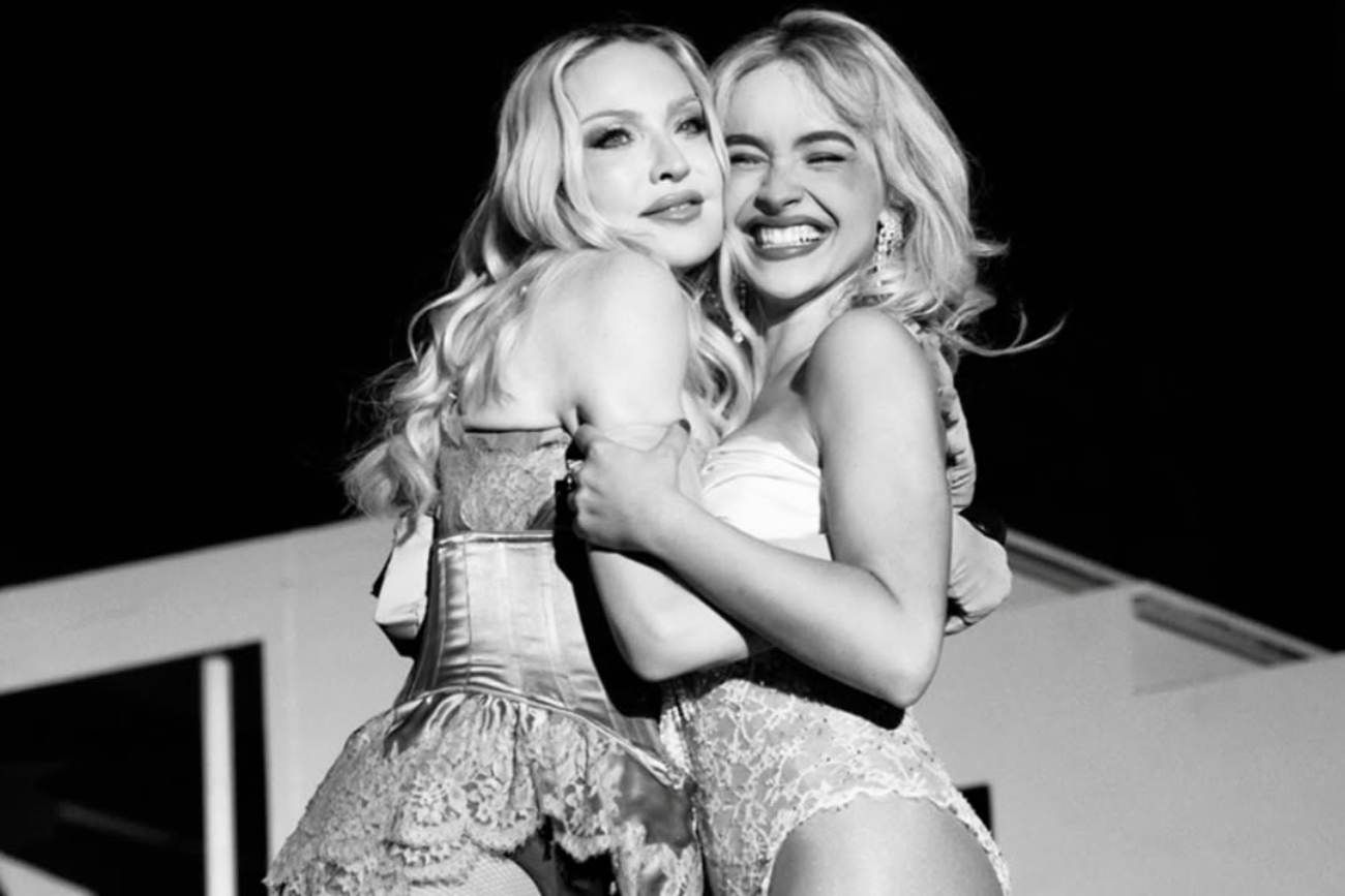 Con una canción en conjunto, Madonna y Sabriana Carpenter afianzan su relación artística - afectiva. (Instagram @sabrinacarpenter)