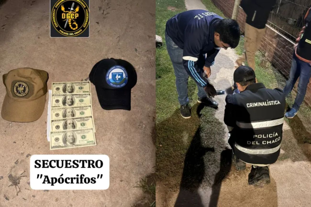Detuvieron a un hombre que vendía dólares falsos