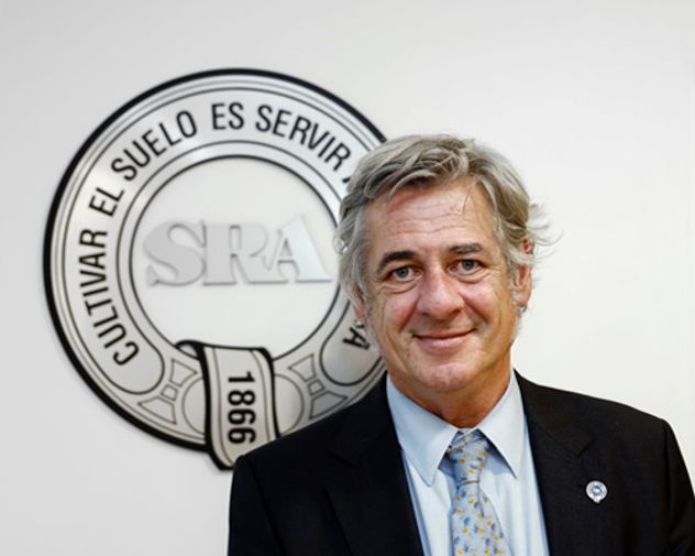 Nicolás Pino. Presidente de la SRA.