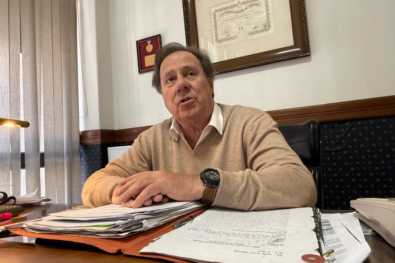 Diego Estévez, abogado de Río Cuarto. Representó en una etapa a la madre y al hermano de Nora Dalmasso. Fue conjuez de la Justicia federal en un corto período por la causa de las explosiones en Río Tercero.