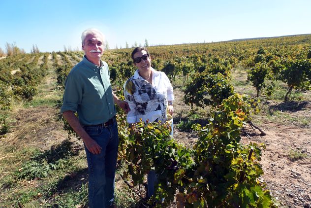 Enrique Aicardi y su esposa Lucía.