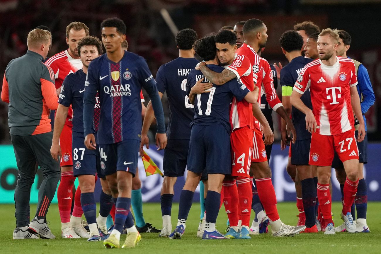 Semifinales de Champions entre PSG y Bayern.