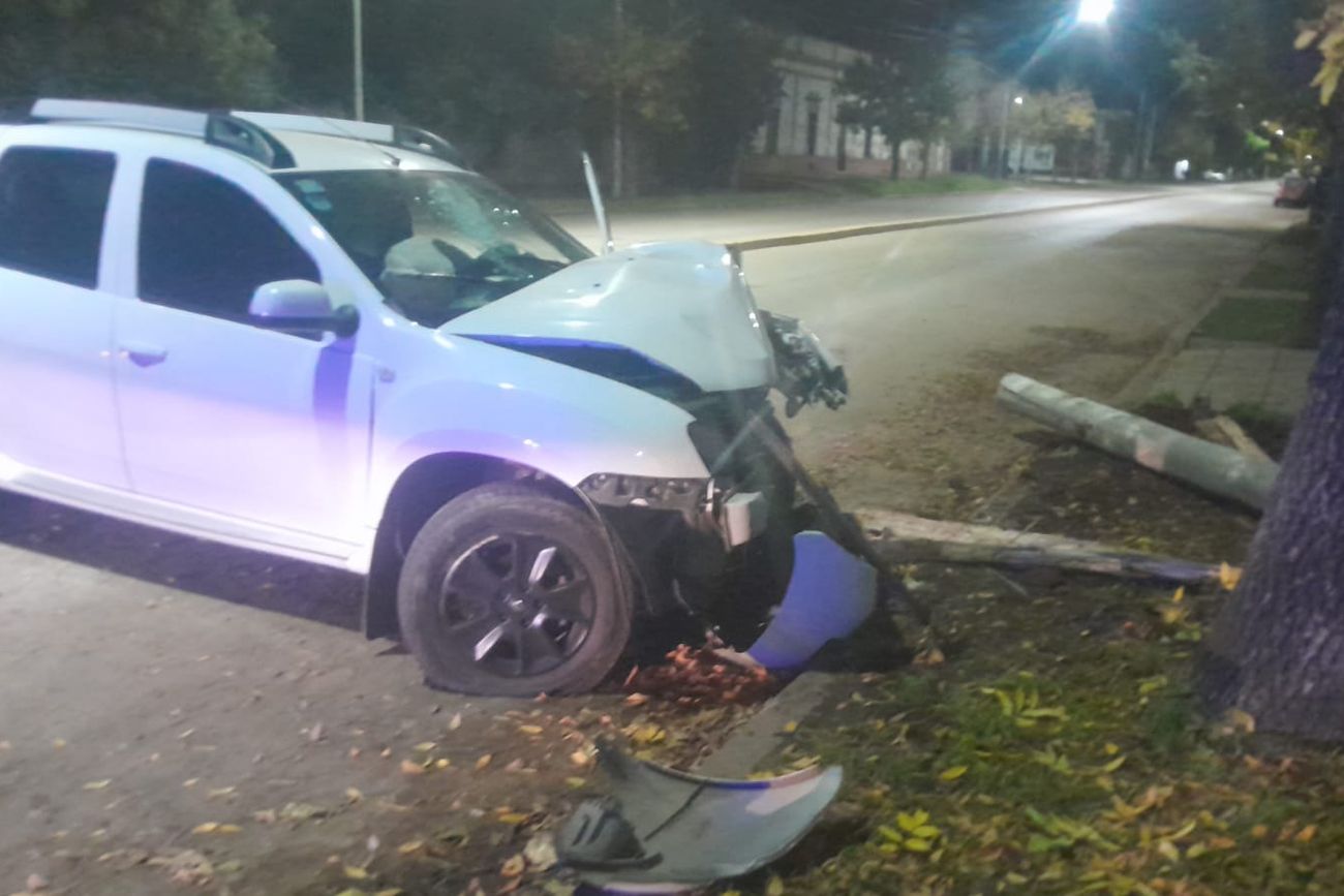 Uno de dos dos vehículos que participaron de la grave infracción. 