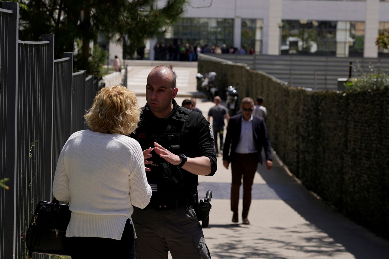 La zona del hecho, en Atenas. (AP/Petros Giannakouris)
