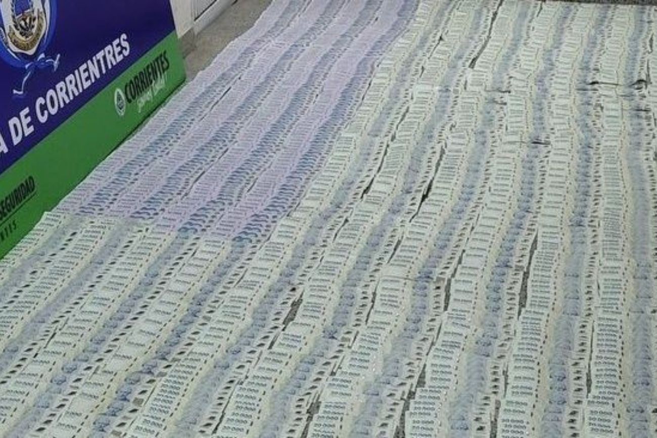 Golpe al narco: secuestraron $ 24 millones en un operativo