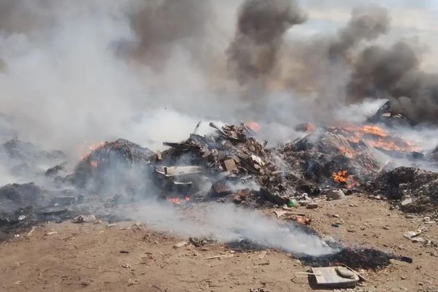 El predio funcionó durante más de 10 años como depósito a cielo abierto de residuos.