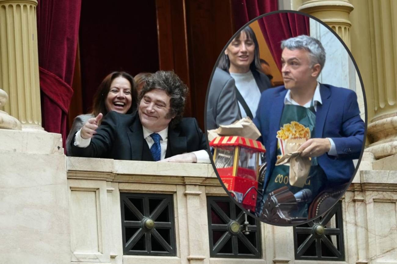 MIlei en el Congreso, con respaldo a Adorni.