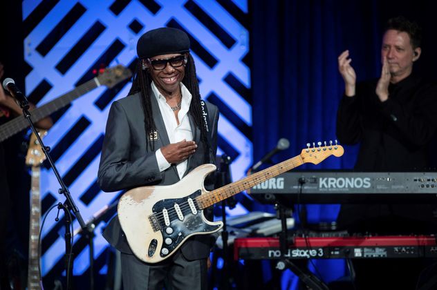 Nile Rodgers en la ceremonia de los premios Grammy 2023.