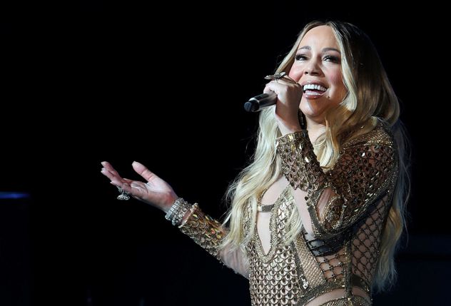 Mariah Carey durante un concierto en Dubai, en 2019.
