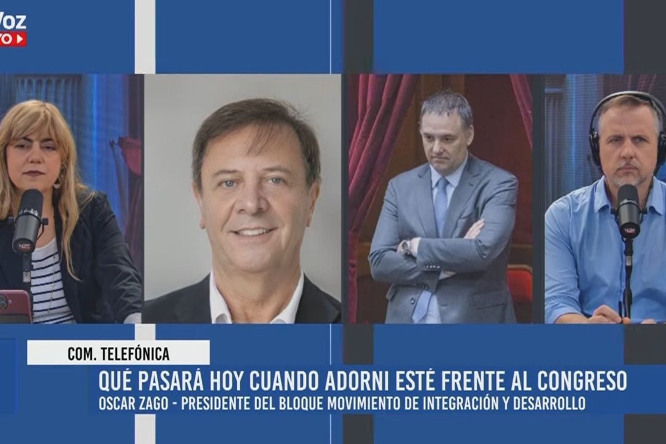 Oscar Zago, en diálogo con La Voz En Vivo. 