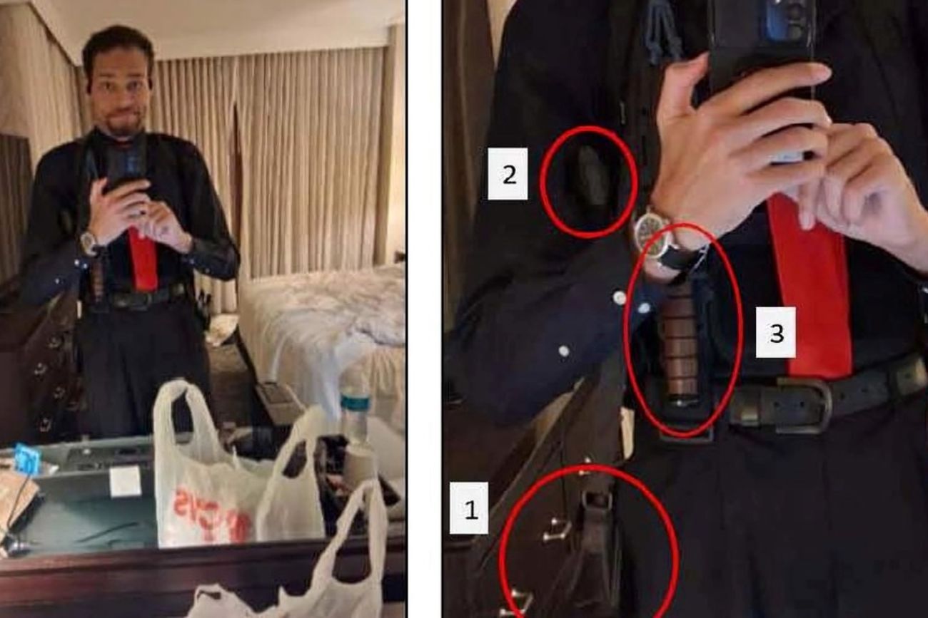 Ataque a Donald Trump: revelaron la selfie del agresor con sus armas minutos antes del atentado