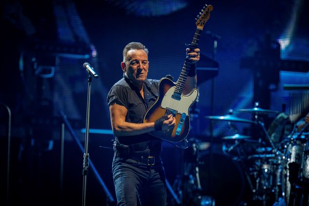 Bruce Springsteen en un concierto de 2023, en Barcelona, España.