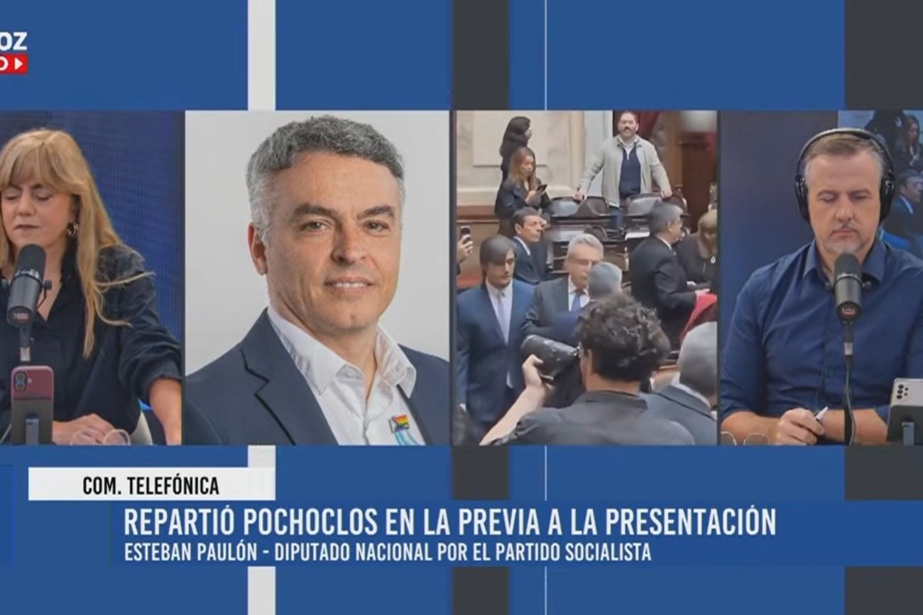 Esteban Paulón, en diálogo con La Voz En Vivo. 