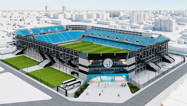 Belgrano y el sueño de remodelación de su estadio.