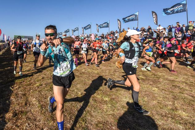 Sábado en La Cumbre. El Desafío del río Pinto también agrega competencias de atletismo de montaña, además de la clásica de ciclismo.