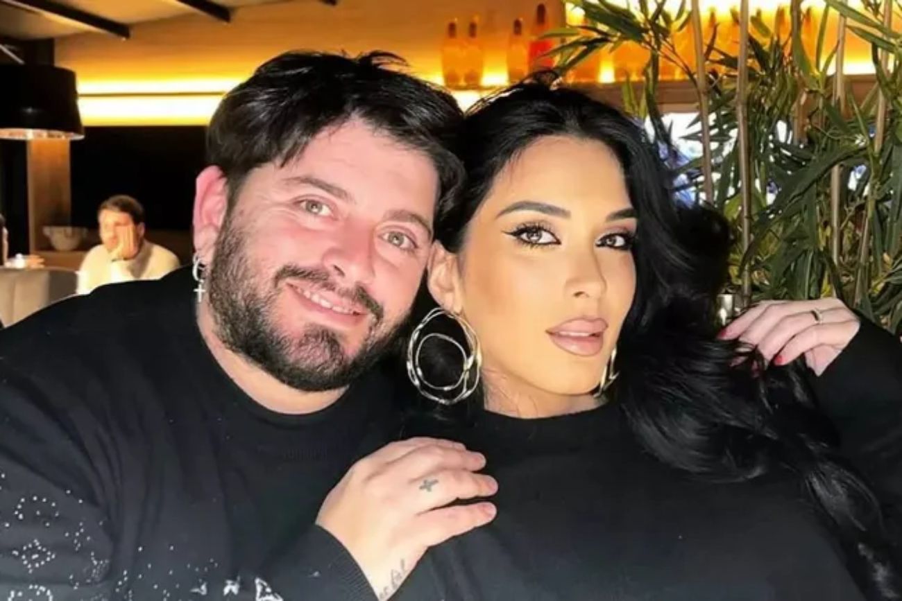 Diego Maradona Jr. y Nunzia Pennino.