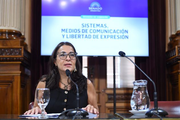 La senadora Carolina Moisés, presidenta de la Comisión de Libertad de Expresión