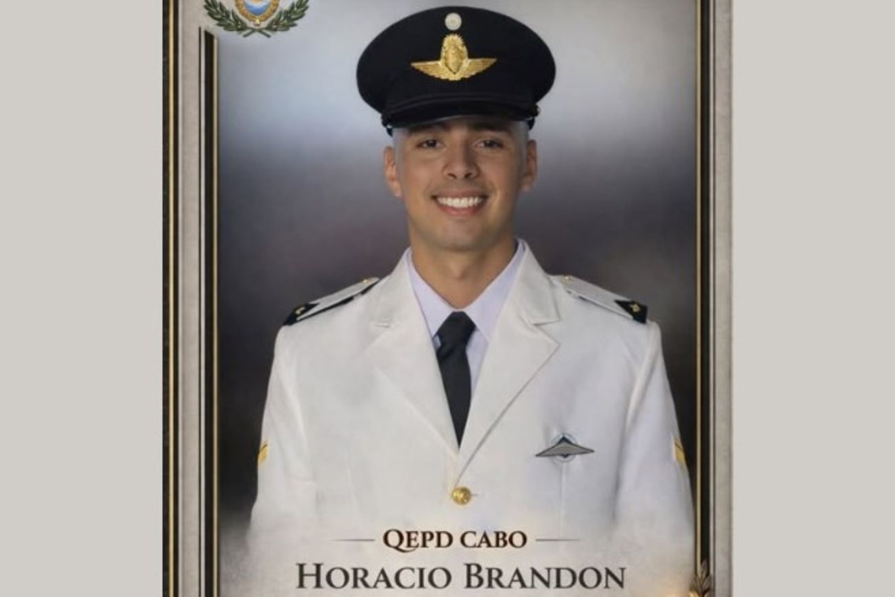 Brandon Castro, cabo atropellado en barrio Aeronáutico.