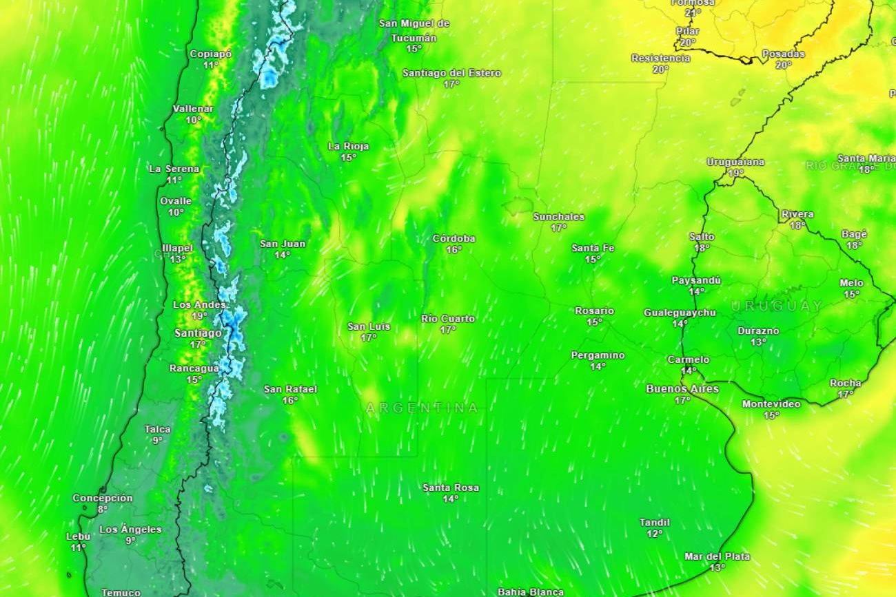 Se esperan jornadas otoñales en Córdoba.