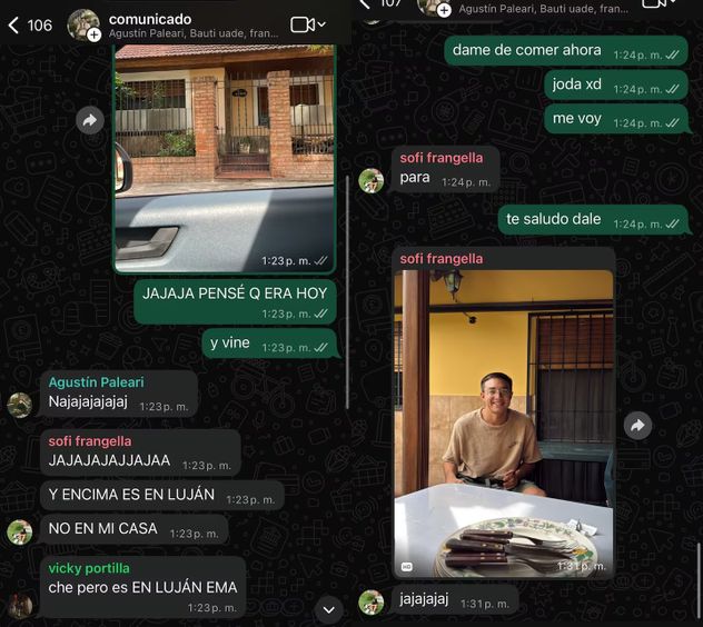 Se confundió de fecha, cayó solo al festejo de recibida su amiga y la foto del momento es viral