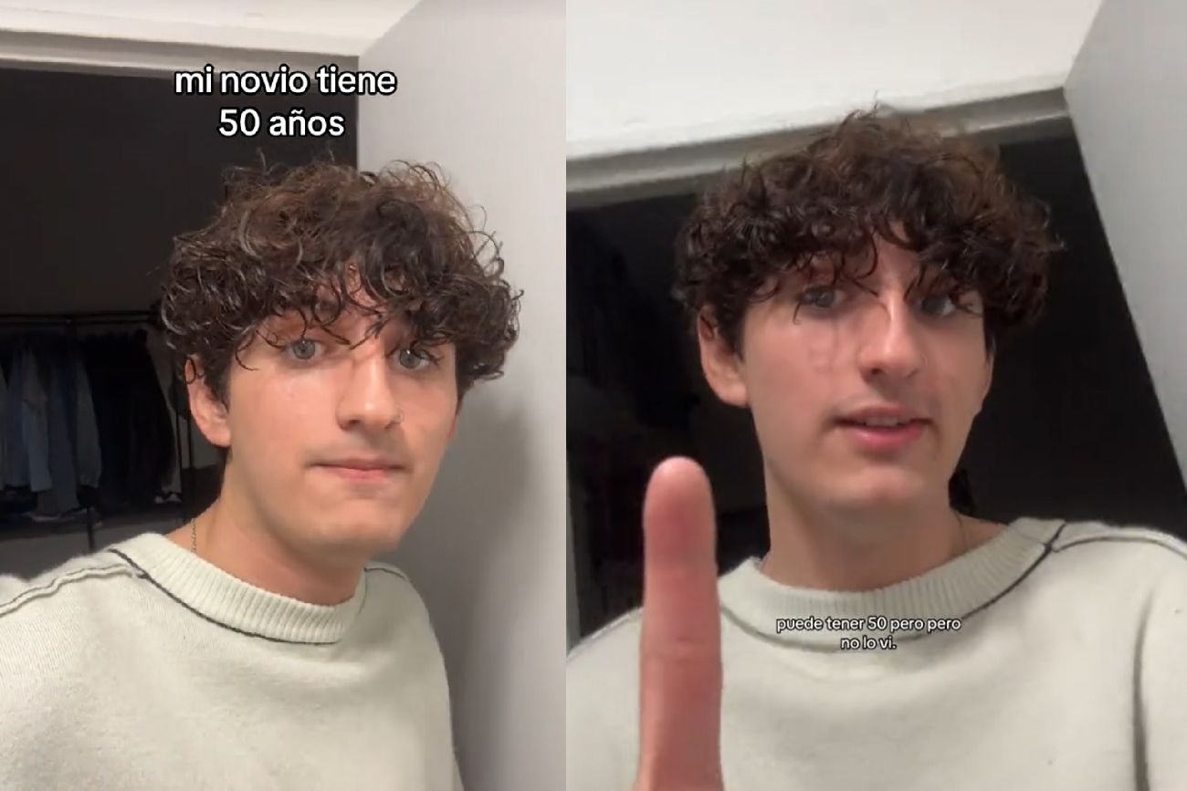 Su novio tiene 50 y él 21.