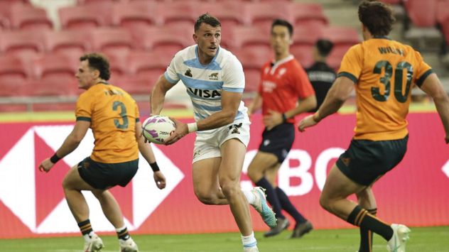 Tobías Wade, de pasado en Los Pumas 7s, con presente en Pampas, franquicia del Súper Rugby Américas.