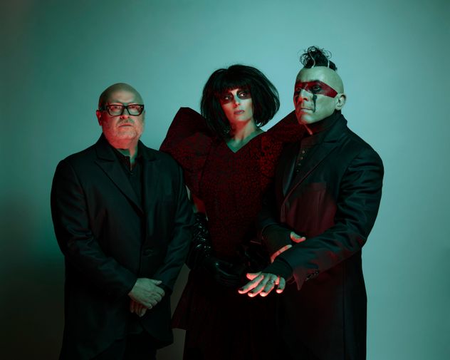  Puscifer: Mat Mitchell, Carina Round y el Maynard James Keenan.(Prensa APC y Travis Shinn)