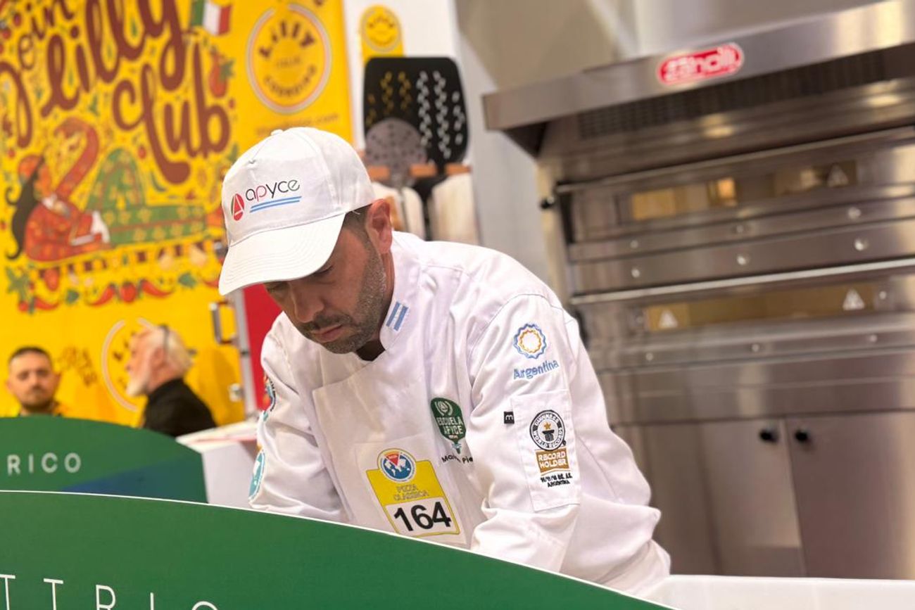 El cordobés Mariano Pierini representará a Argentina en el Mundial de la Pizza.