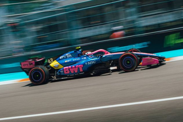 Franco Colapinto en el GP de Miami.
