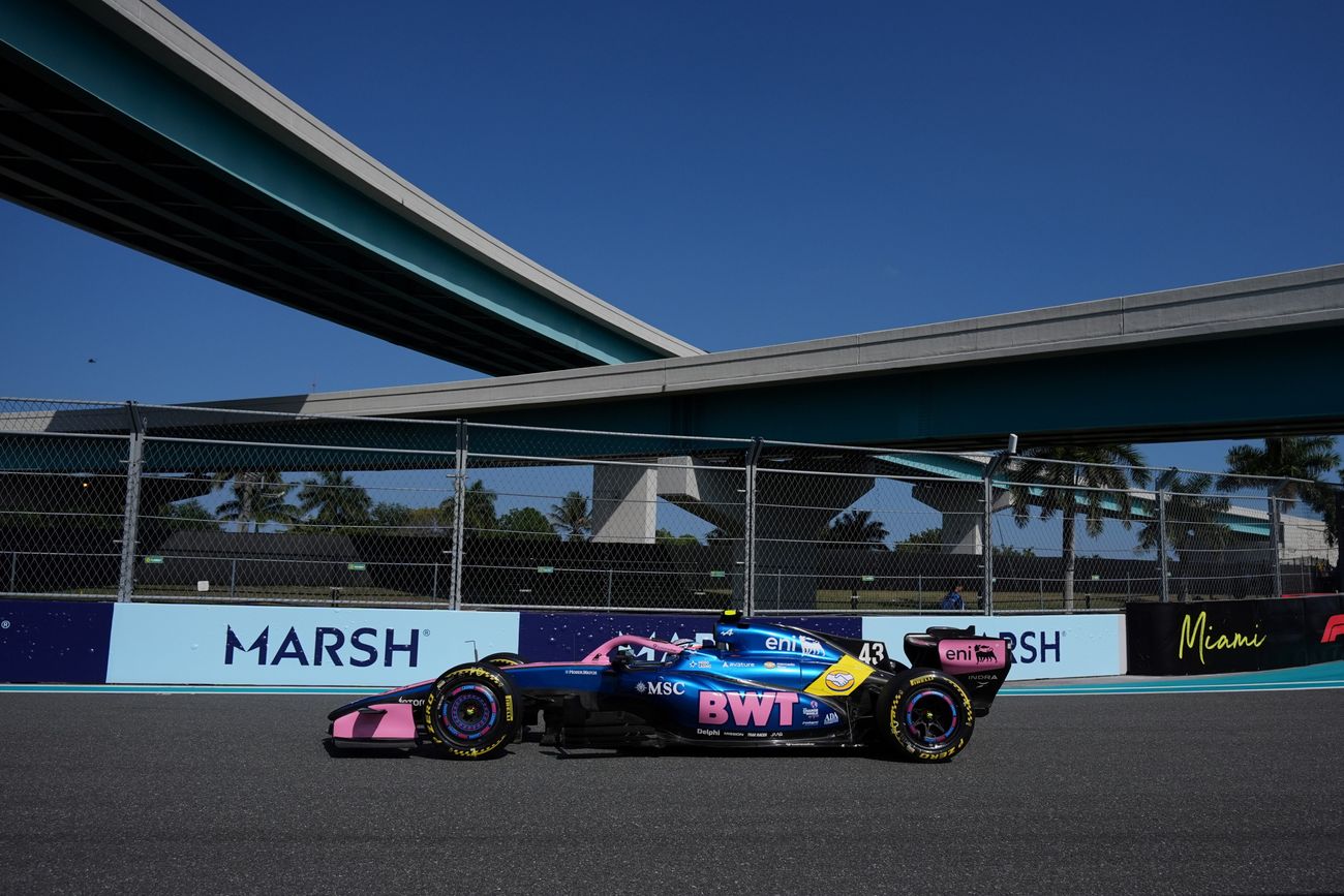 Franco Colapinto en la clasificación para la Sprint del GP de Miami.