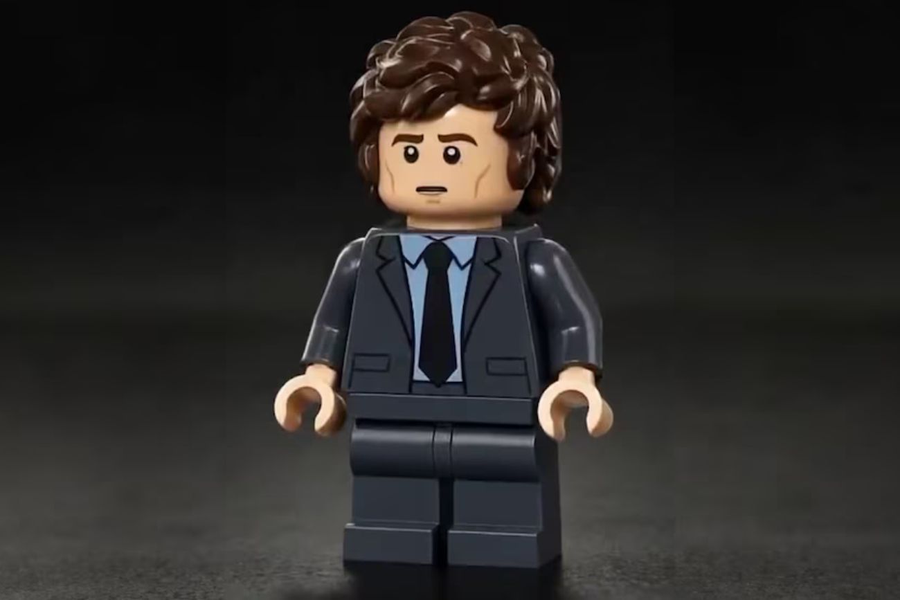 Día del Trabajador: el posteo de legos de Milei sobre la "reconstrucción" de Argentina