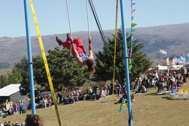 Fiesta Nacional de las Comidas al Disco de Arado, en villa Yacanto (Calamuchita). Empezó este viernes y culmina el doimingo.