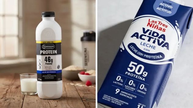 La leche protein suma nuevas marcas como Las Tres Niñas, con precios desde $2.600 por litro, y se consolida como tendencia en los supermercados argentinos.