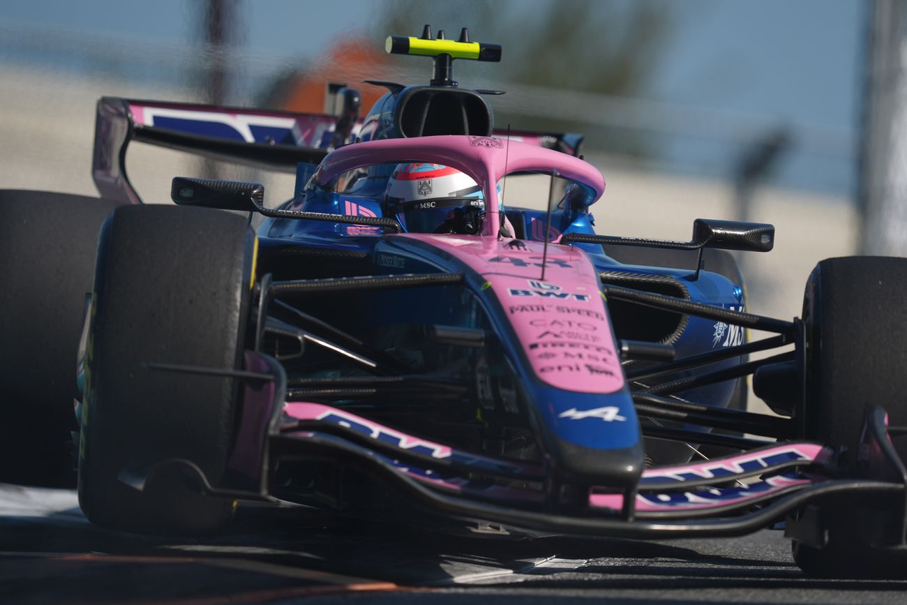 Franco Colapinto durante el GP de Miami.