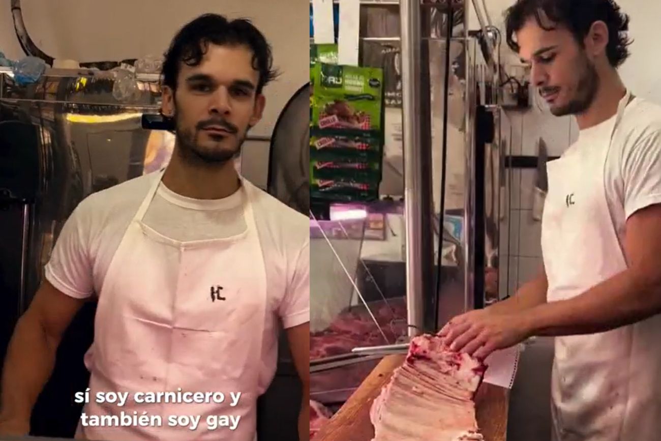 "Soy carnicero y soy gay": fue criticado en las redes y su descargo se viralizó