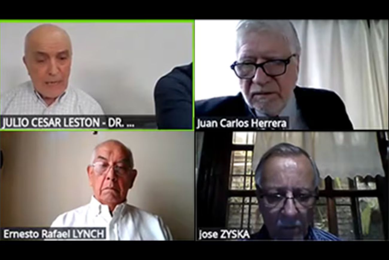 Exteniente primero Juan Carlos Herrera (79), el excabo José Juan Zyska (71), el excapitán Ernesto Rafael Lynch (82) y el excabo principal Julio César Leston (79), condenados a 25 años de prisión por delitos de lesa humanidad durante la última dictadura cívico-militar en Argentina
