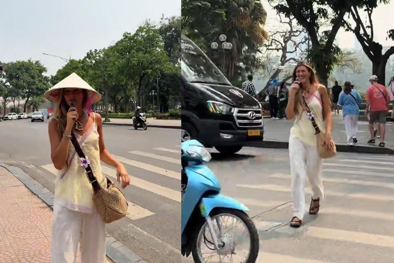 Una argentina mostró cómo se cruza la calle en Vietnam y es viral: "Deporte de alto riesgo"