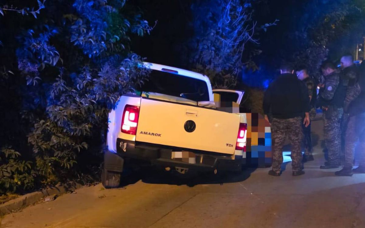La camioneta. (Policía)


