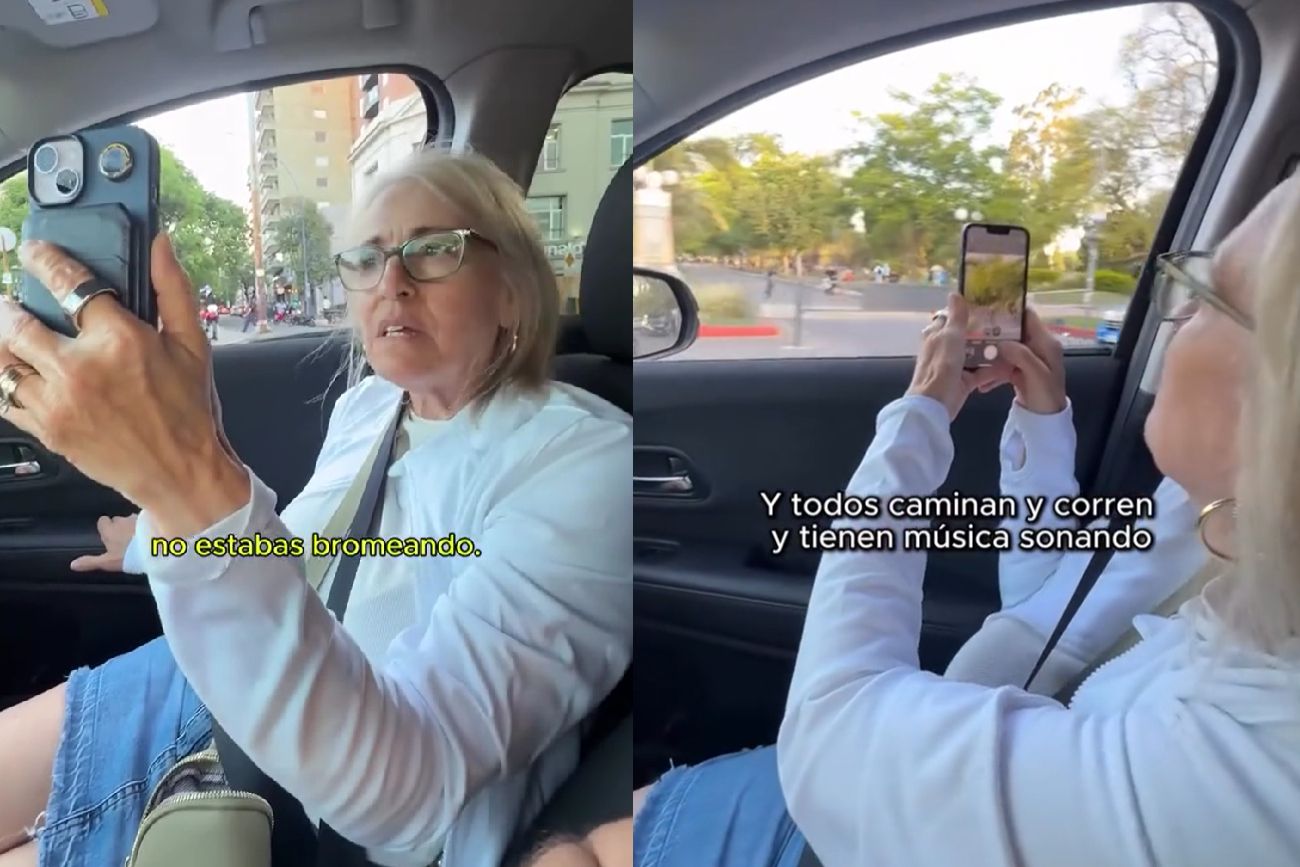 Cruzó por Plaza España con su mamá y quedó sin palabras por lo que vio: “¿Hacen esto todos los domingos?”
