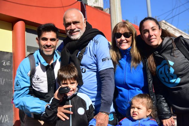 Cara 'e Cancha de Belgrano en la previa del partido con Sarmiento en Alberdi.