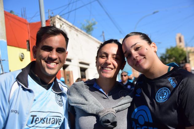 Cara 'e Cancha de Belgrano en la previa del partido con Sarmiento en Alberdi.