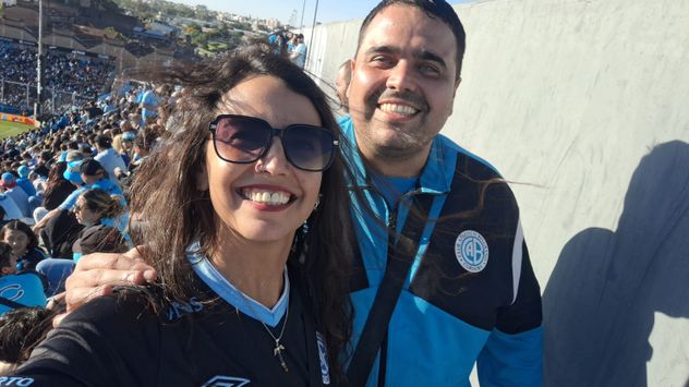 Cara 'e Cancha de Belgrano en la previa del partido con Sarmiento.