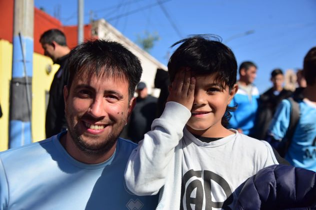 Cara 'e Cancha de Belgrano en la previa del partido con Sarmiento en Alberdi.