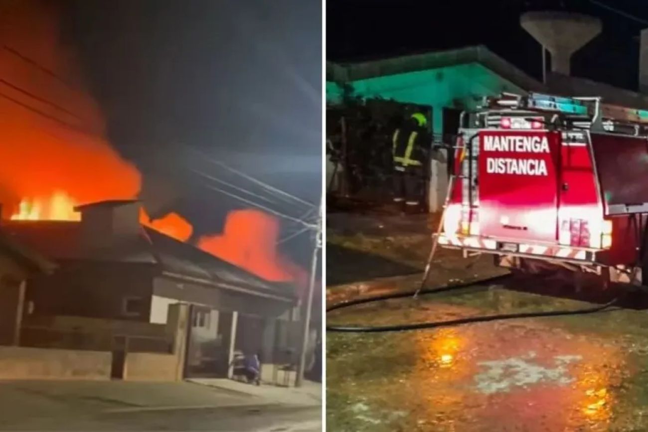 Incendio en Santa Cruz dejó daños totales y la muerte de dos perros