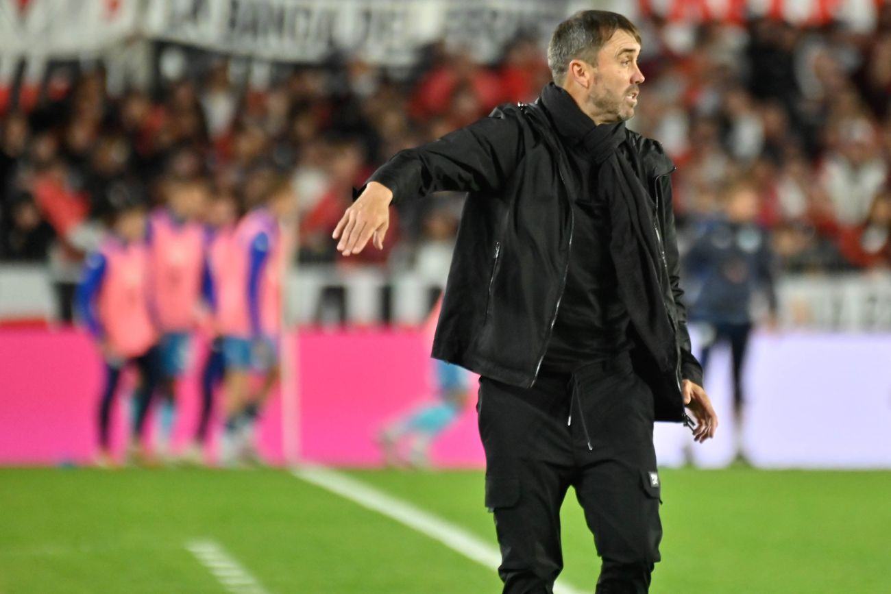 Coudet, entrenador de River.