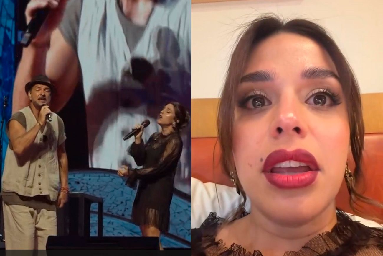 Euge Quevedo cantó con Arjona pero los nervios, dijo ella, le jugaron una mala pasada. Luego, borró el video de su autocrítica.