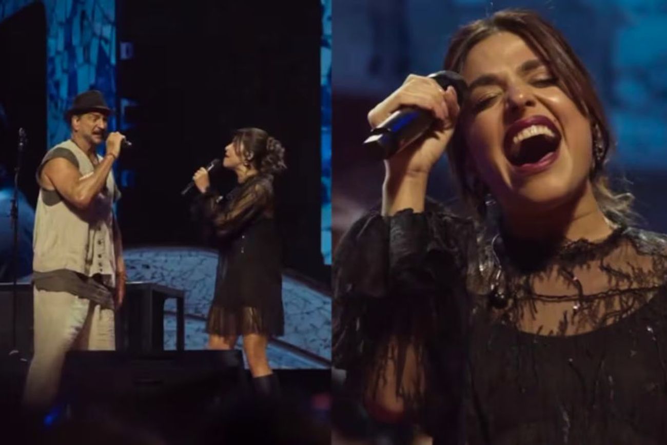 Euge Quevedo cantó con Ricardo Arjona en Buenos Aires y en Córdoba. 