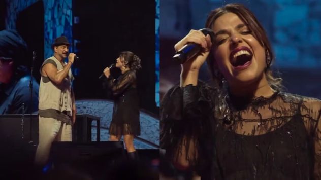 Eugenia Quevedo se lució con Ricardo Arjona.